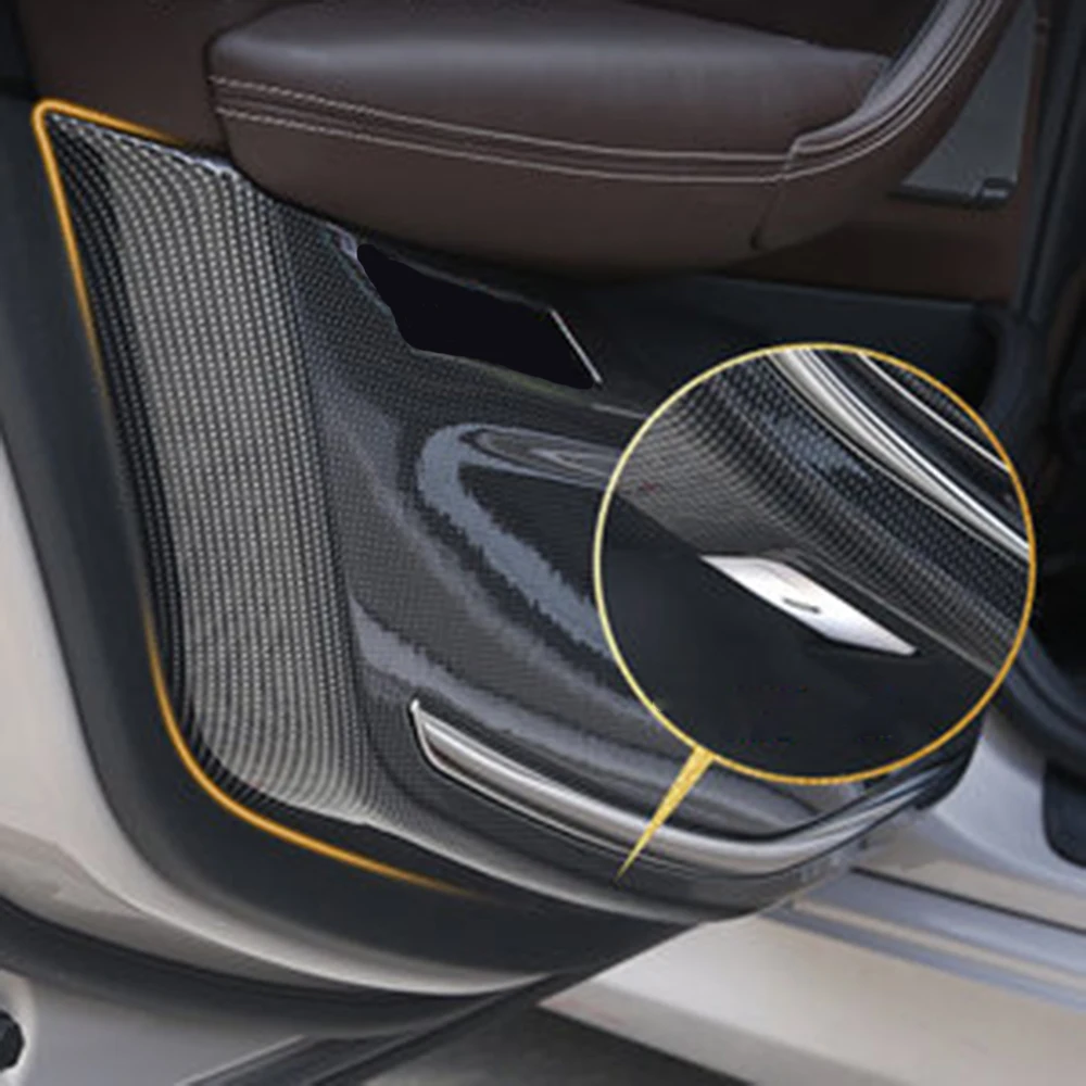 

For BMW New 3/5 Series X1 X3 X5 Door Kick Pad 6GT Interior Decoration Door protection 530li 525li 320li Door Modification