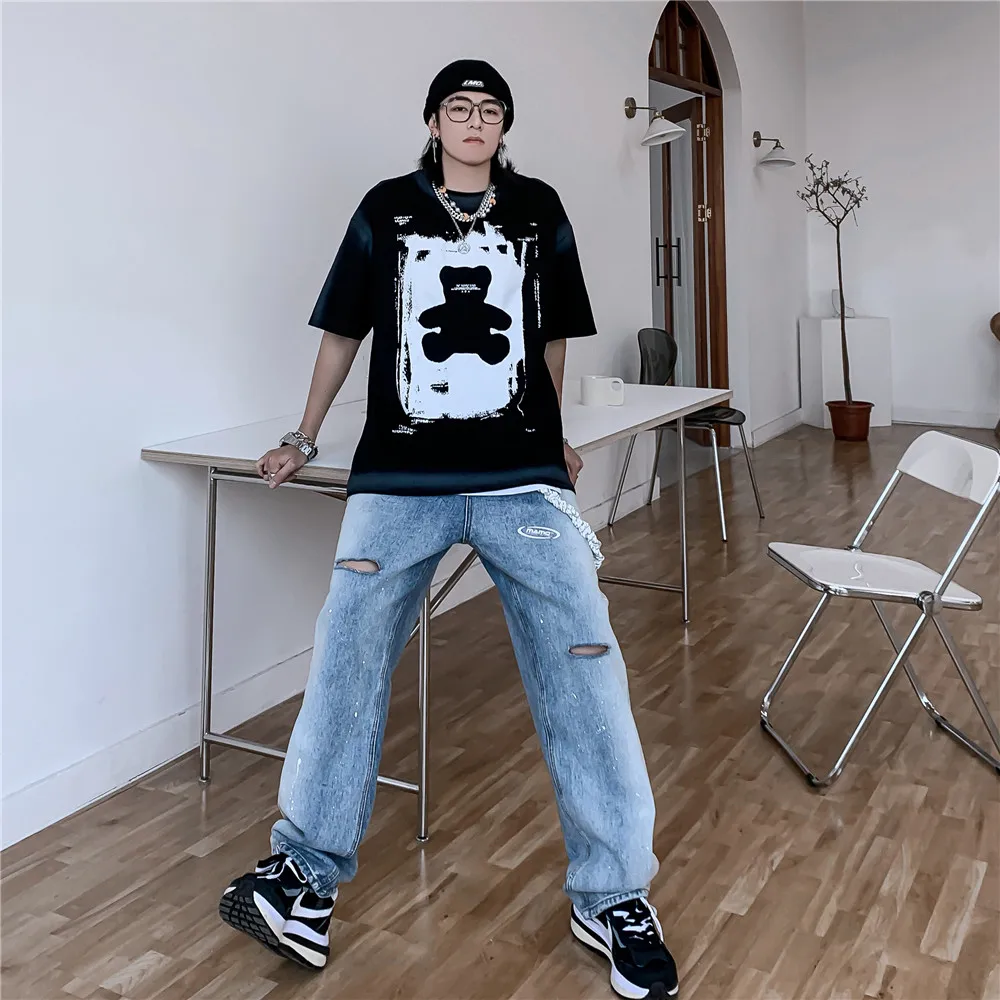 

Hip Hop graphic t shirts new arrival 2021 Summer oversized t shirt streetwear womens graphic t shirts UBO2171