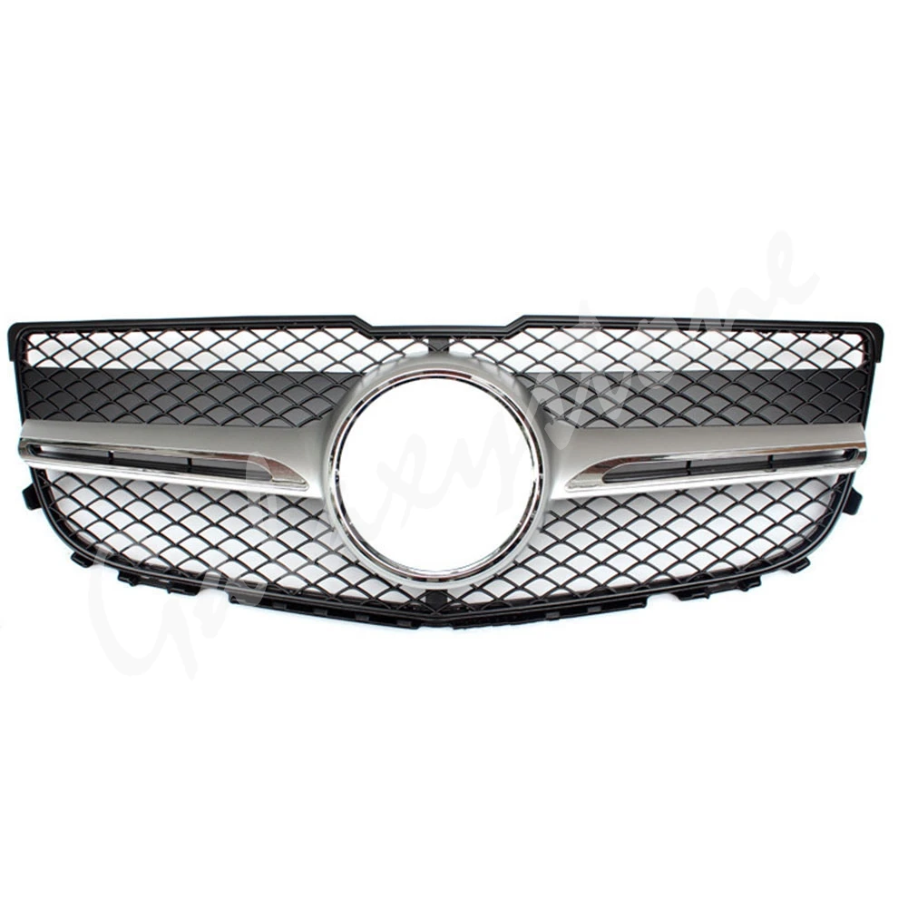 Передняя решетка бампера для Mercedes Benz GLK Class X204 GLK250 GLK300 GLK350 2013 2014 2015 AMG Black Chrome |