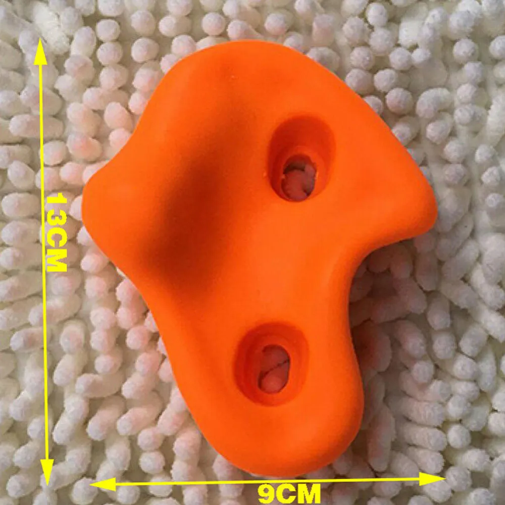

10Pcs/Set Kids Climbing Rocks Wall Stones Hand Feet Holds Grip Hardware Kits Mixed Color Resin Climbing Rock Kids Fitness Toys