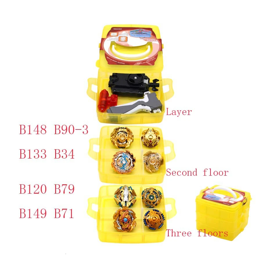 Новый топ Beyblade Burst Bey Blade игрушка из металла Funsion Bayblade набор коробка для хранения с