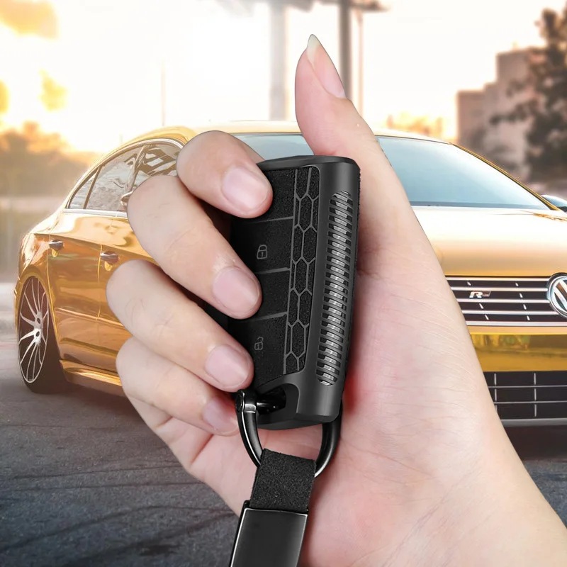 Замшевый ТПУ автомобильный корпус для дистанционного ключа чехол держатель