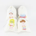 Сумки для вечеринки в спа-стиле, сумки для конфет, подарочные сумки для детей, товары для украшения дня рождения, вечеринки, товары для вечеринки в спа-стиле