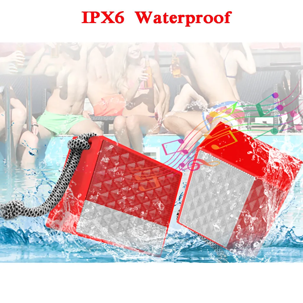 Портативный беспроводной Bluetooth динамик s пара Любовник Водонепроницаемый bluetooth