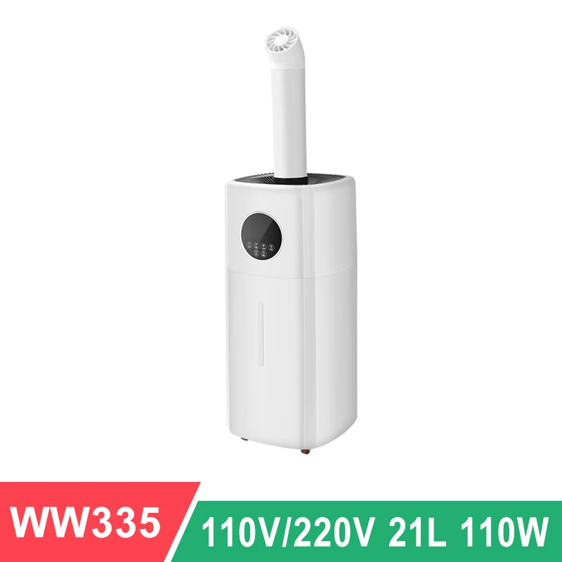 

110V/220v Air Commercial Humidifier Touch Screen Remote Control Disinfection Function 21L Industrial Atomizer Air Humidification