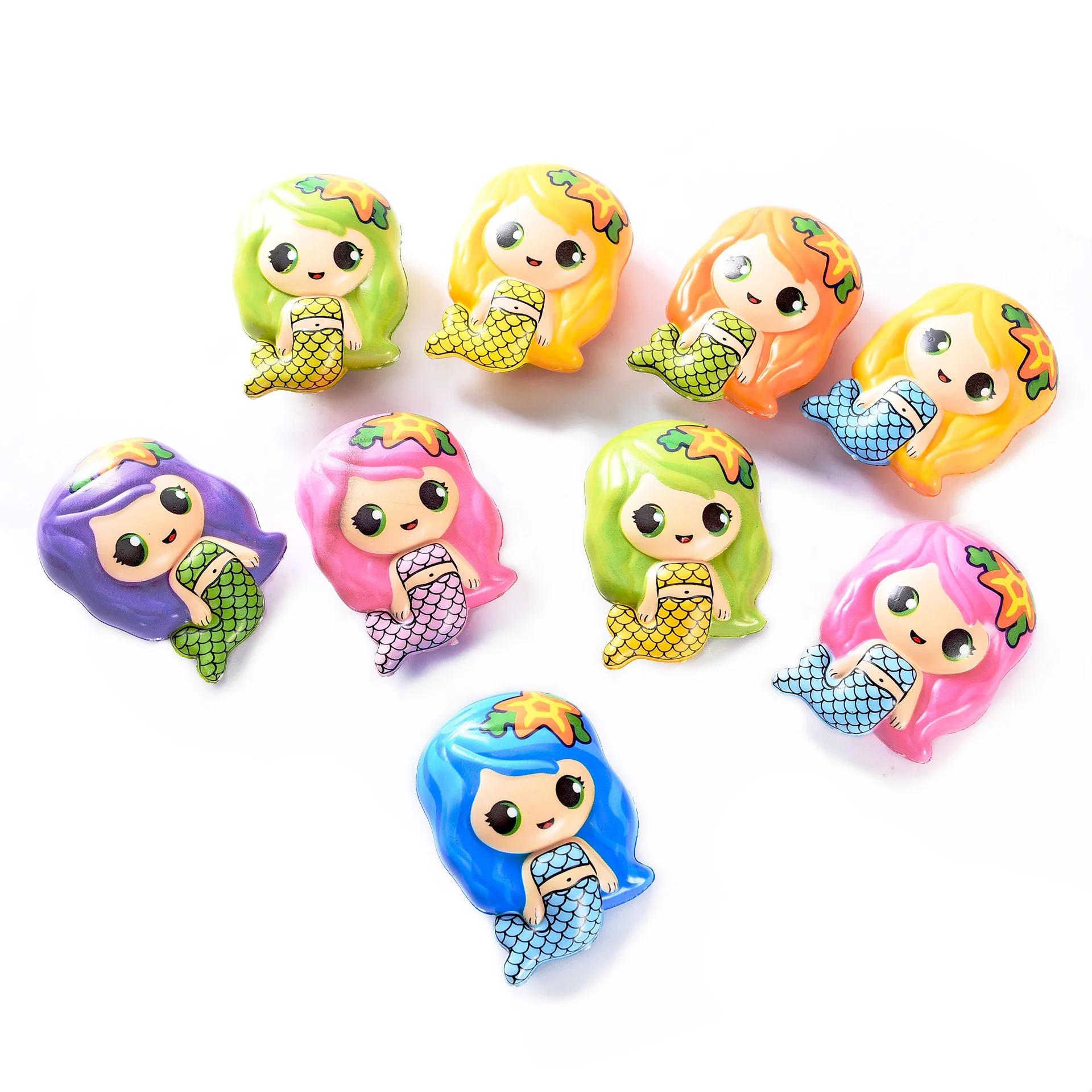 Детские игрушки мягкие каваи Русалка Принцесса Squishies медленно поднимающиеся