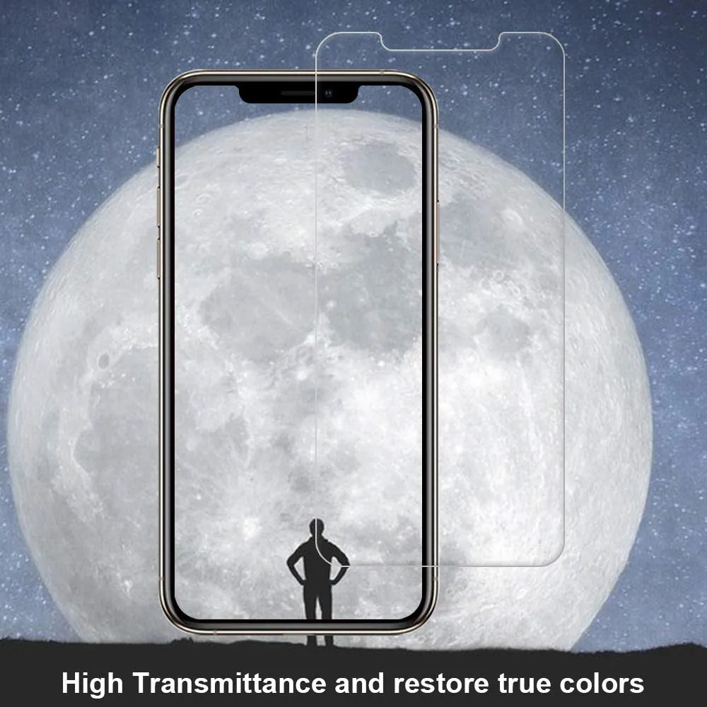 3 шт. закаленное стекло для iPhone X XR XS 11 Pro Max Передняя пленка SE 2020 защита экрана