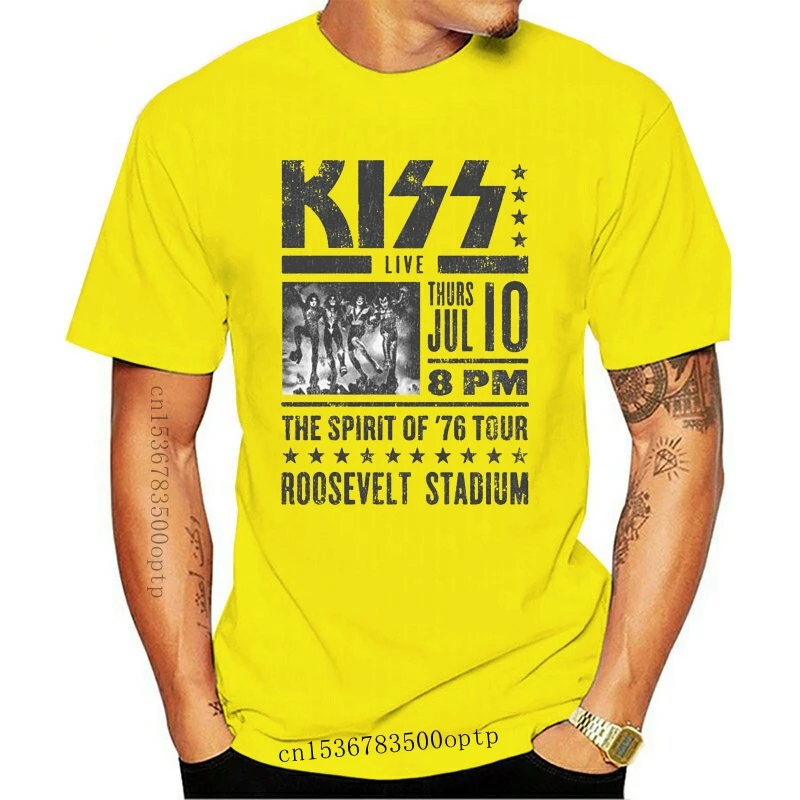 

Дизайн 2021, модная повседневная футболка с круглым вырезом, Короткие хлопковые мужские футболки с графическим принтом поцелуй Рузвельта, ст...