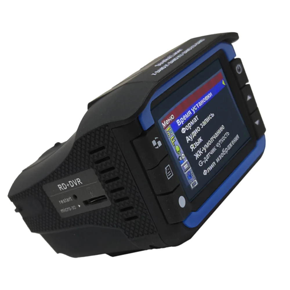 Автомобильный видеорегистратор камера радар детектор английский русский