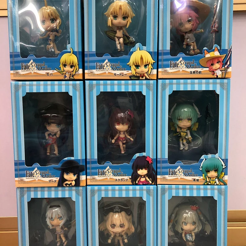 

Fate/stay Night Saber Tamamo No Mae Action Figure Anime Swimsuit Sexy Girl PVC Collection Model Dolls Toys for Girls Gifts 10cm