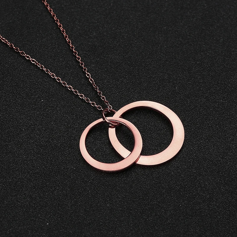 Персонализированные ожерелья с именем на заказ многослойные Выгравированные