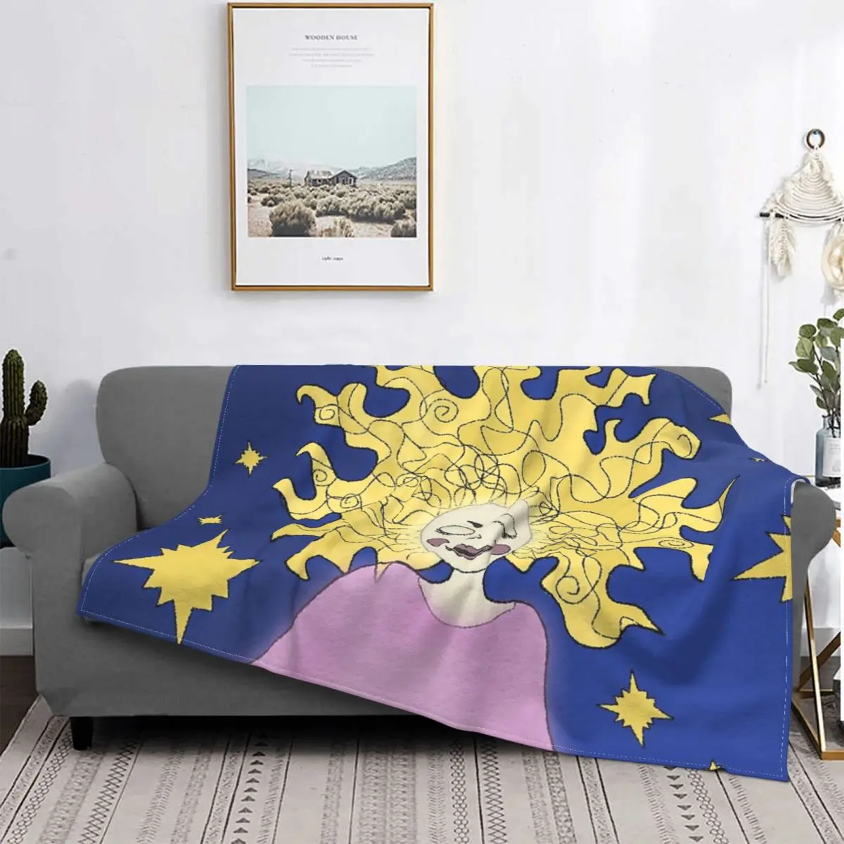 

Manta Witchy para niños, para cama colcha, cubierta a cuadros de muselina, manta de verano
