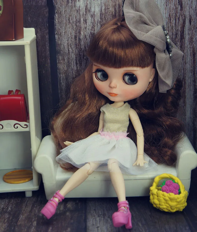 Комплект одежды для кукол Blythe Модный комплект майка топ пальто юбка платье брюки
