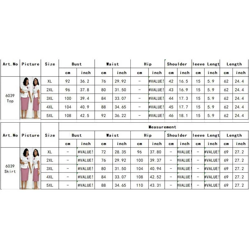 

Polka Dot Skirt Suit Two Piece Set African Clothes Elegant Dot Print O-Neck Top&Solid Pencil Skirt Suit Office Lady High Quality