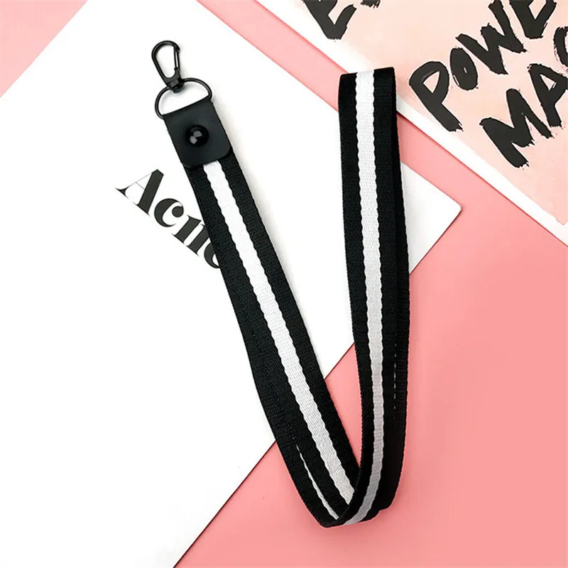 

Fashion Personality Stripe Ribbon Mobile Phone Case Hanging Rope Car Key Chain Accessories Multi-Purpose Activity Supplies