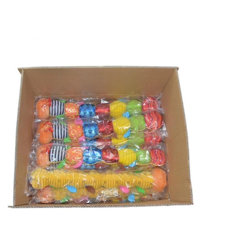 

Caterpillar Plush Toy Puzzle Fun Music Insect Baby Soothing Parent-child Interaction Multi-function Height Ruler Doll Gift