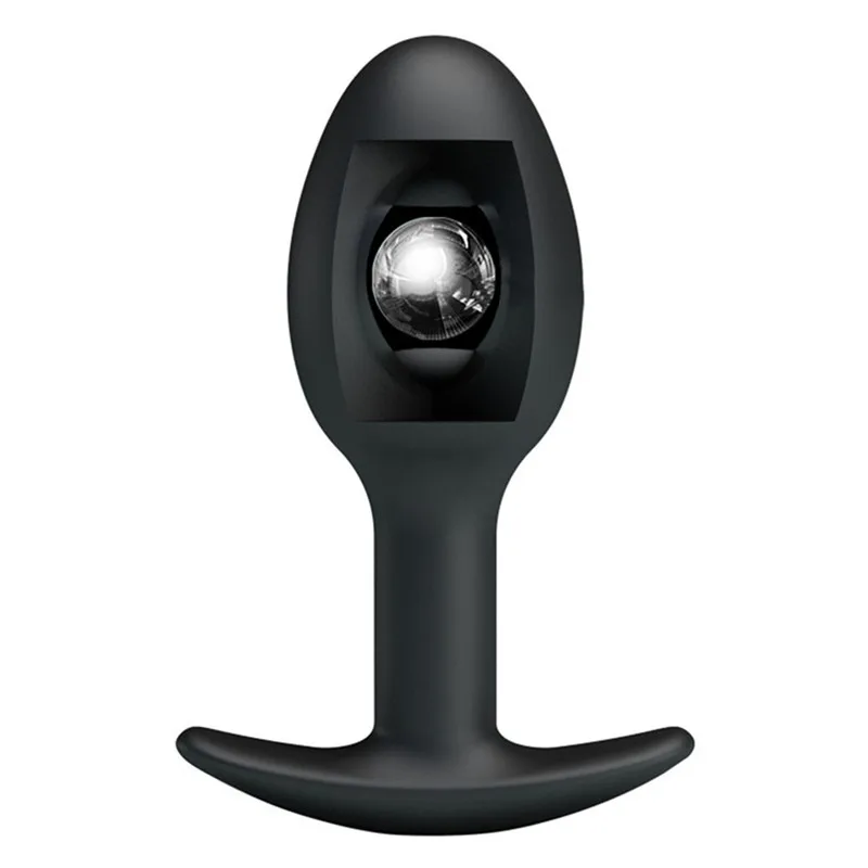 DINGYE Анальная пробка из бисера металлический мяч попадает в внутреннюю стену секс