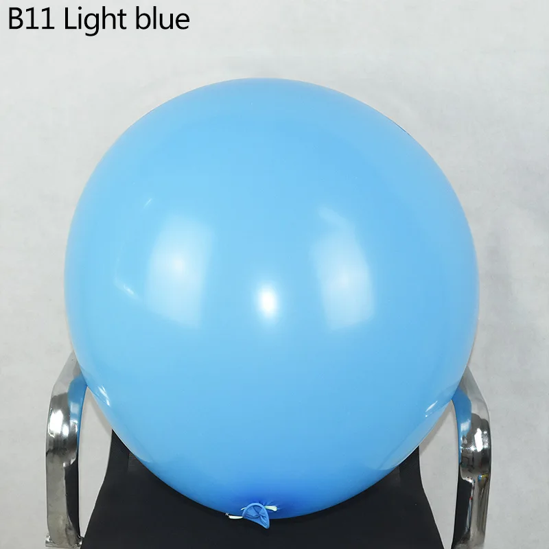 B11 36 дюймов 1 шт. большой латексный шар прозрачные воздушные шары для свадьбы, дня рождения, вечеринки, ребенка, душа Decorati красочный надувной шар - Цвет: B11