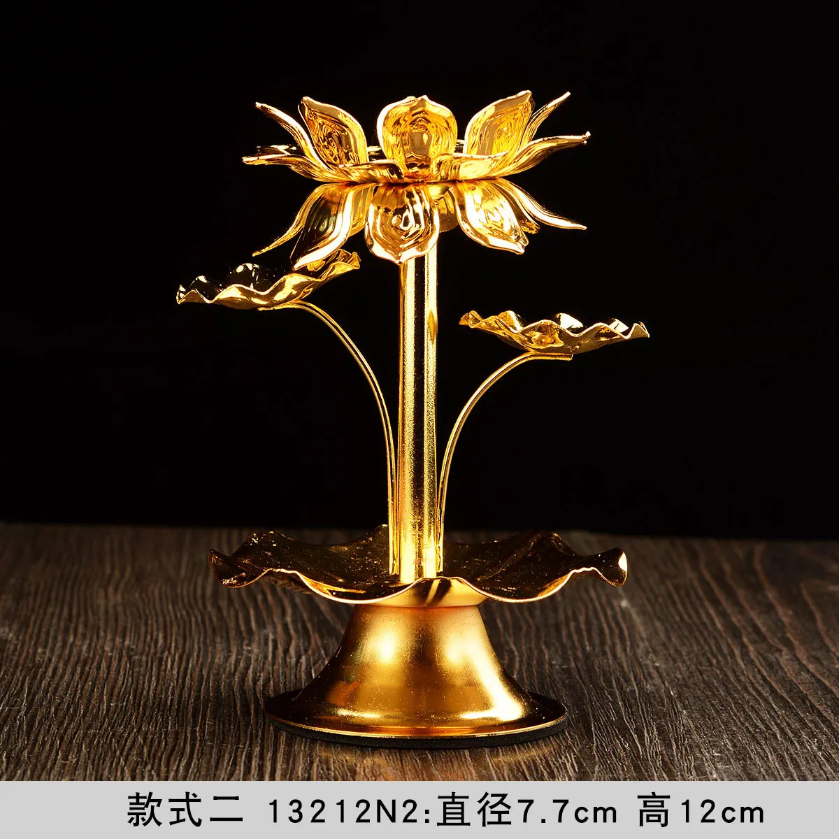 Металлический старинный держатель для свечей золотой простой Zen подсвечник