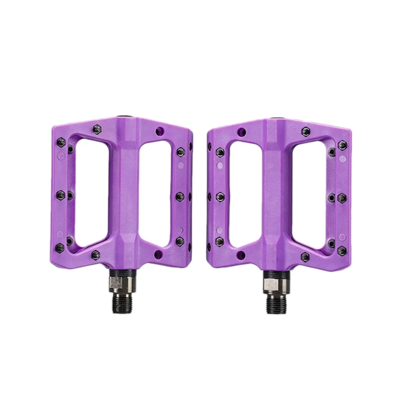 

Mountain Bike Pedal Nylon Fiber Non-Slip 9/16 Inch Bicycle Fiber Pedals for Road Mountain BMX MTB Bike