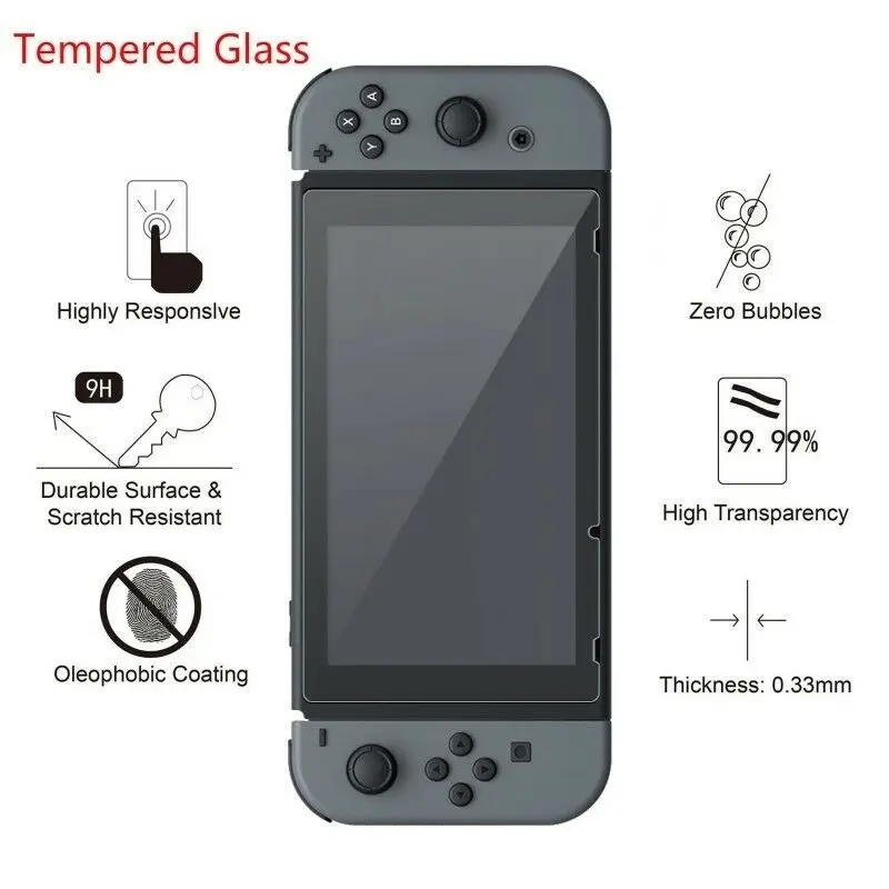 6 in 1 game accessory set Black red blue For Nintend Switch Travel Carrying Bag Screen Protector Case Charging Cable | Электроника
