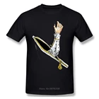 Для мужчин Jojo причудливый футболки для приключений Забавный круглый Детский рюкзачок шеи короткий рукав футболки буччеллати займет у вас натуральный хлопок футболки Harajuku