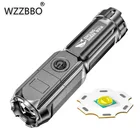 WZZBBO ABS сисветильник свет фокусировка вспышка наружная Портативная Домашняя вспышка USB Зарядка 18650 распределение света