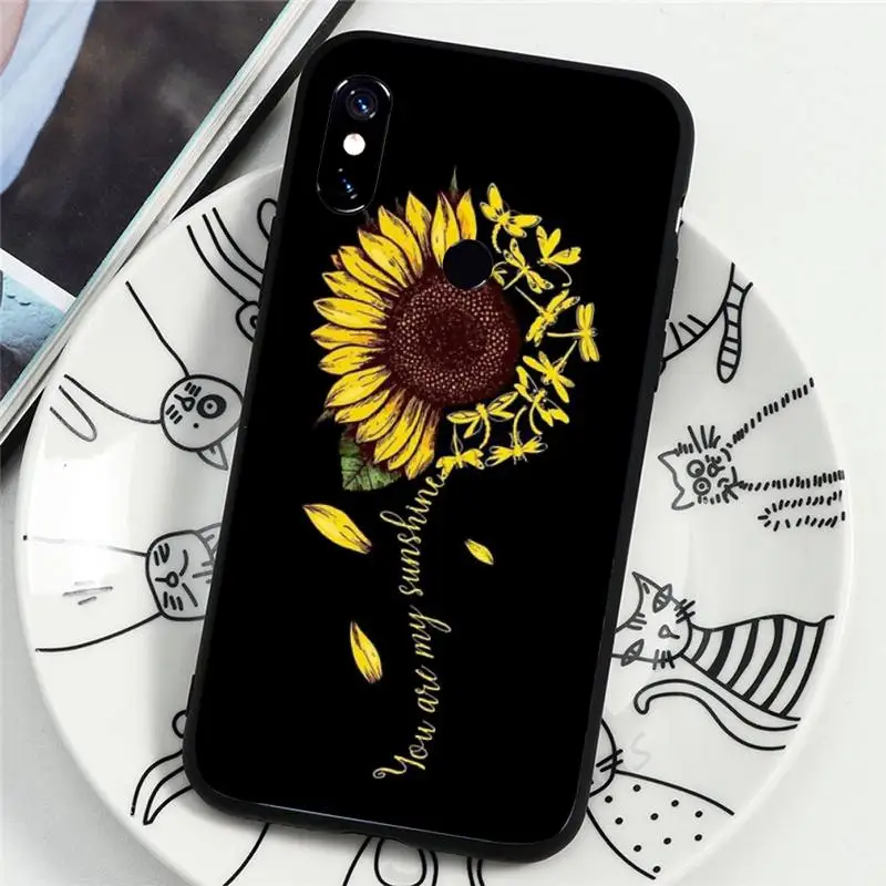 

Phone Case For Xiaomi Redmi Note 4 4x 5 6 7 8 pro S2 PLUS 6A PRO Sunflower Jesus Christ
