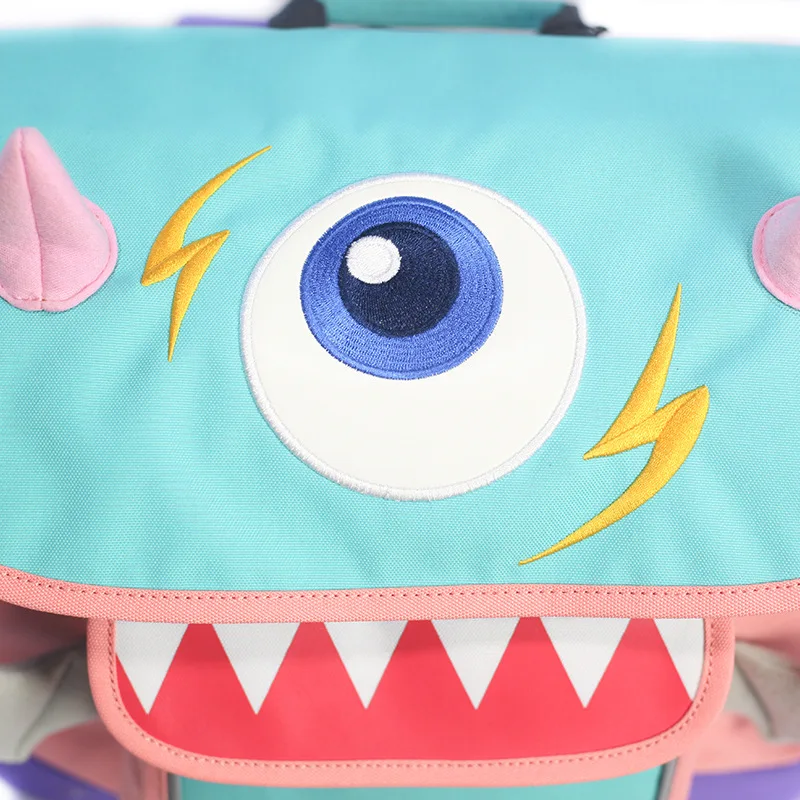 Детский рюкзак школьный с трехмерным принтом в виде маленького дьявола