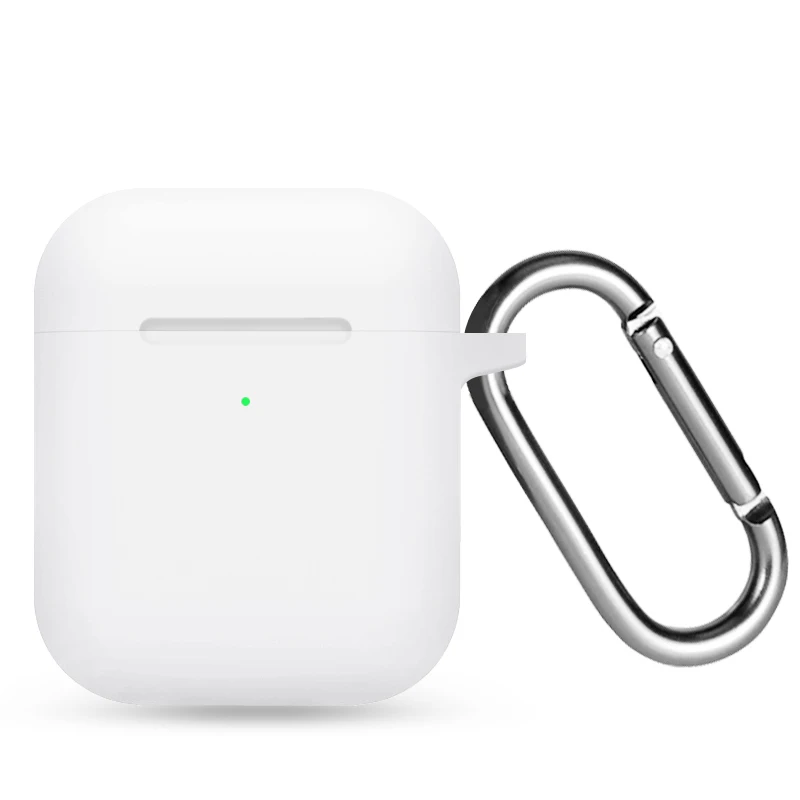 Жидкие силиконовые наушники корпус для AirPods анти-грязь APPLE airpods чехол розовый черный темно-синий желтый красный