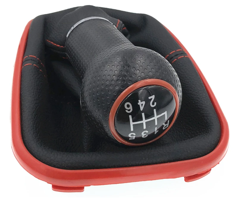 6 скоростей красная ручка переключения рулевого механизма автомобиля рычаг Gaitor