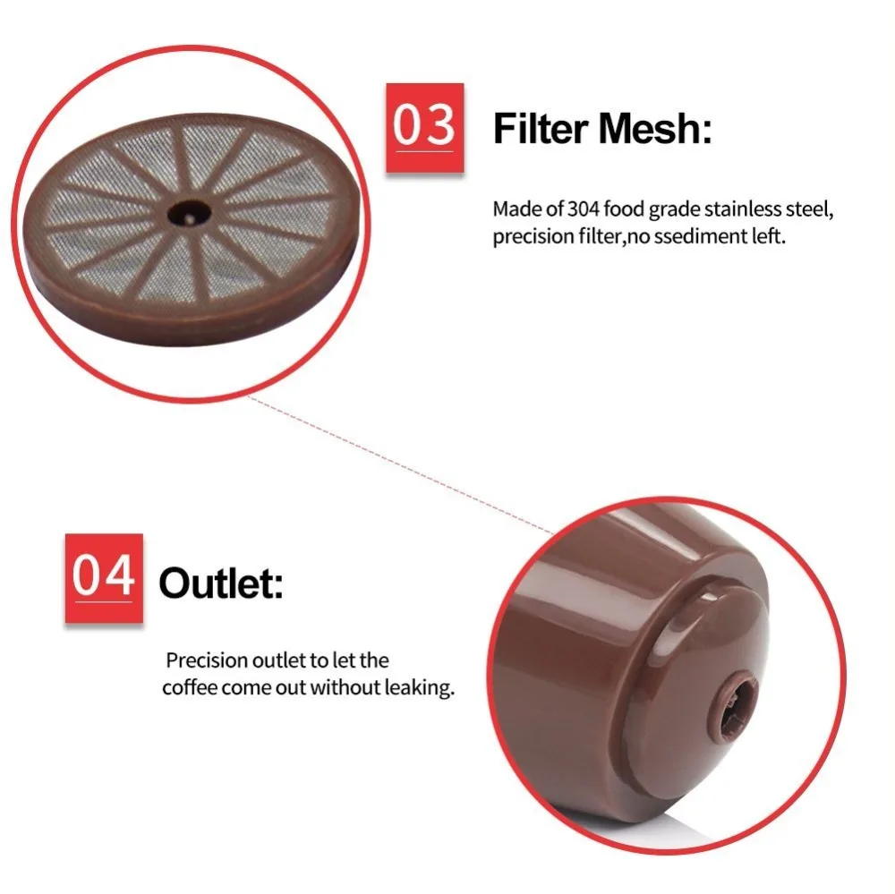 3 шт./упак. многоразового многоразовые капсулы combinacapsule Кофе капсула с ложка