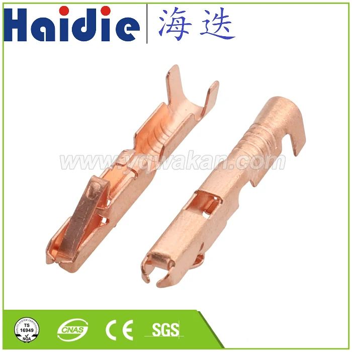 

Free shipping 100pcs metal terminal crimping terminal contacts DJ622-1.6A