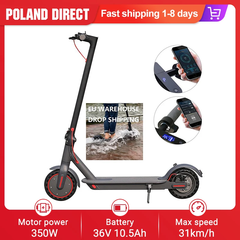 [EU Direct] EW6 складной электрический скутер 36 в 8 5 Ач дюйма шина Смарт 31 км/ч
