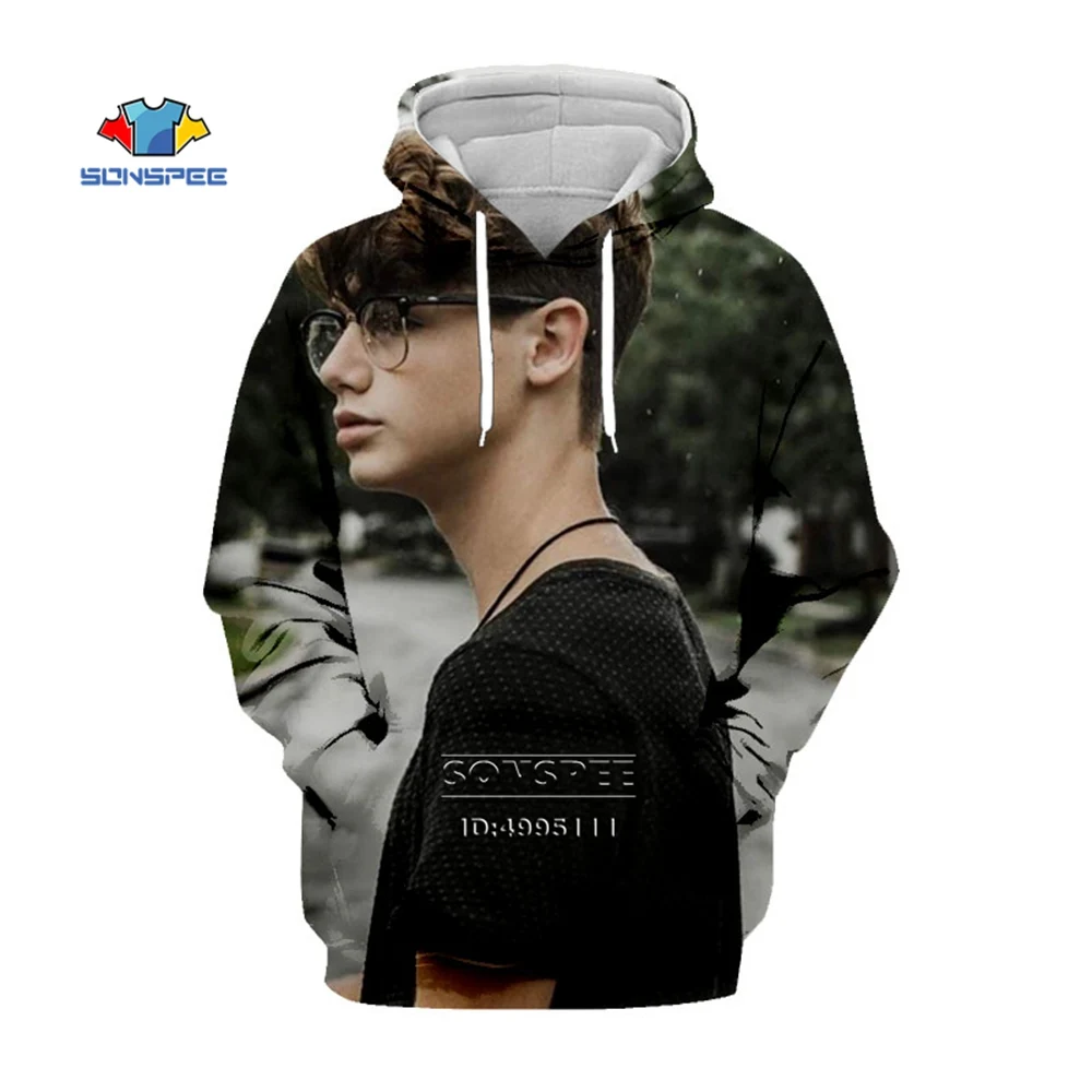 

SONSPEE 3D Printing Payton Moormeier Hoodie Fall/Winter Fashion Sports Handsome Pullover Men Harajuku Streetwear Ladies Casual 1