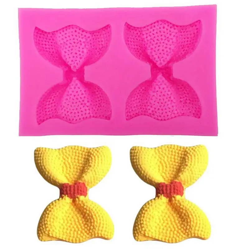 

1 Piece Cake Mold Silicone Bowknot Shape Jelly Candy Mold Homemade DIY Pastry Cake Chocolate Baking Mould Kitchen Accessories