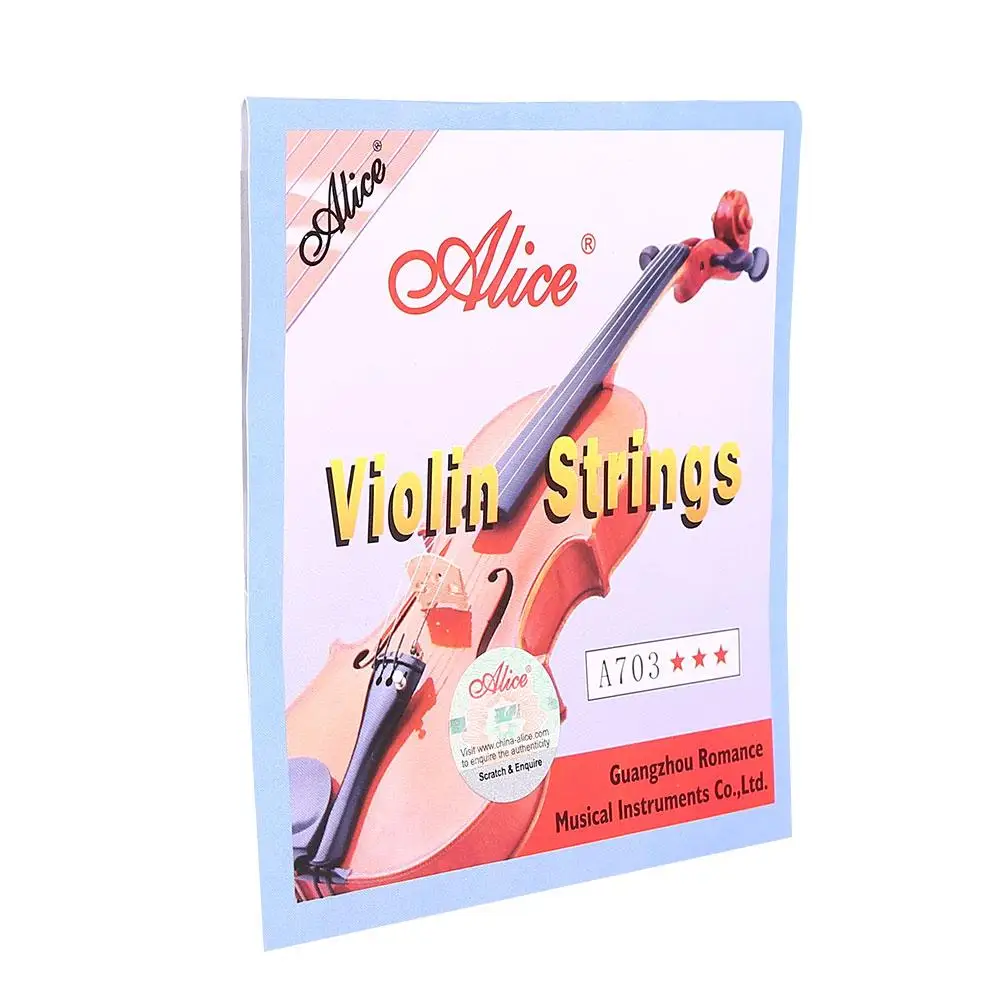 

4PCS/Set A703 Violin String Replacement Parts Accessories Supplies Rust Proof