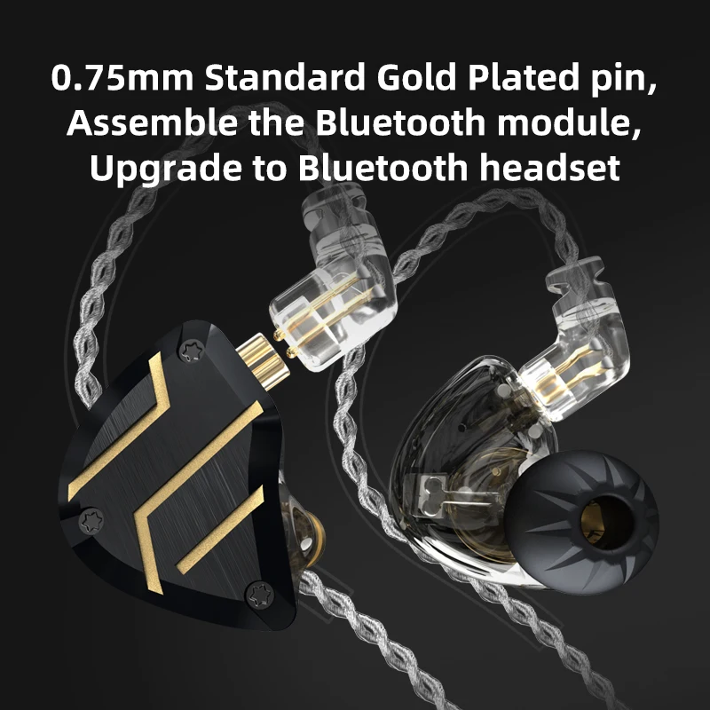 2020 CCA C10PRO/C10 PRO 4BA + 1DD гибридные наушники вкладыши Hifi Dj монитор для бега спортивные