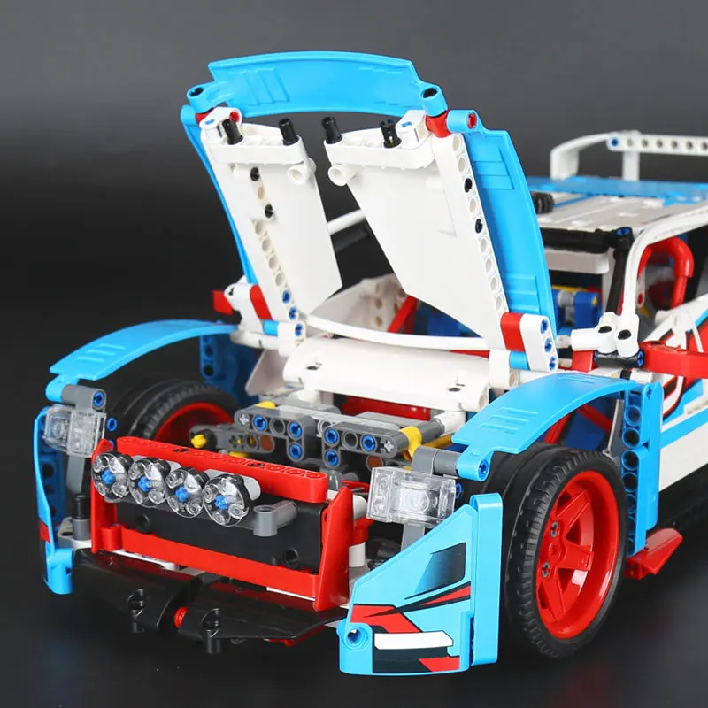 20077 1085 шт. серия Technic совместима с Lepining 42077 Rally Car Set строительные блоки кирпичи