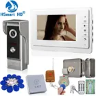 Видеодомофон для входной двери, проводной видеодомофон с дверным звонком и защитой от дождя, ИК-камера для дома, виллы, здания, квартиры