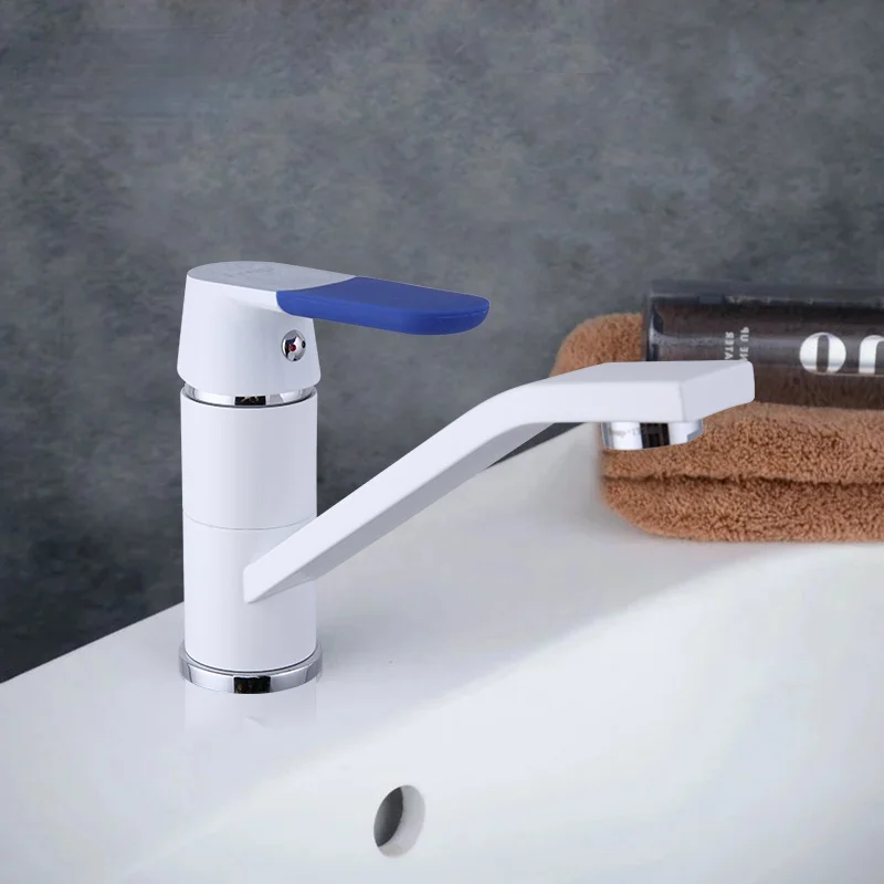 Современный латунный Смеситель для раковины в ванную комнату 2021 смеситель