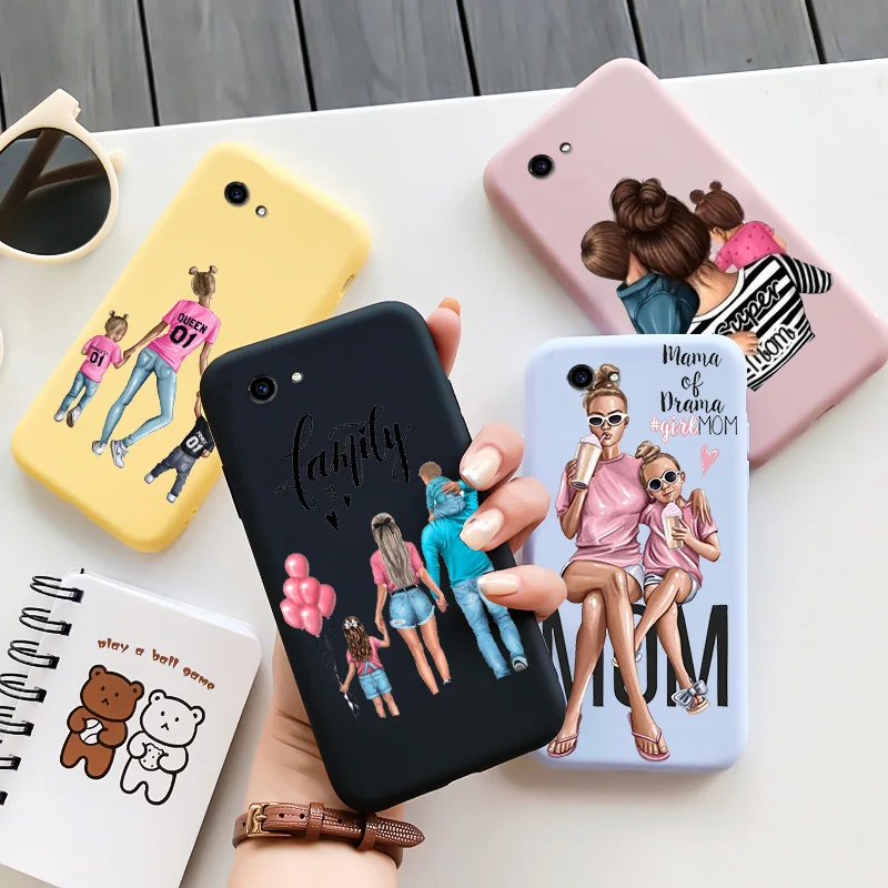

Family Girl Soft TPU Shell For VIVO Y81 Y81S Y83 Y85 Z3X Case Silicone Matte Shell For VIVO Y85 Y83 Y81S Y83 Personality Shell