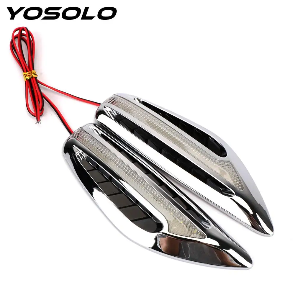 

YOSOLO 1 pair High Quality 3W Car Side Lights Car Lights 12v Auto Lamps 46LED Car Side Turn Signal Lights