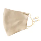 100% чистый шелк тутового шелкопряда маска для лица для мужчин и женщин с фильтром карман Регулируемый ремень с ушками золото Цвет натуральные Многоразовые моющиеся