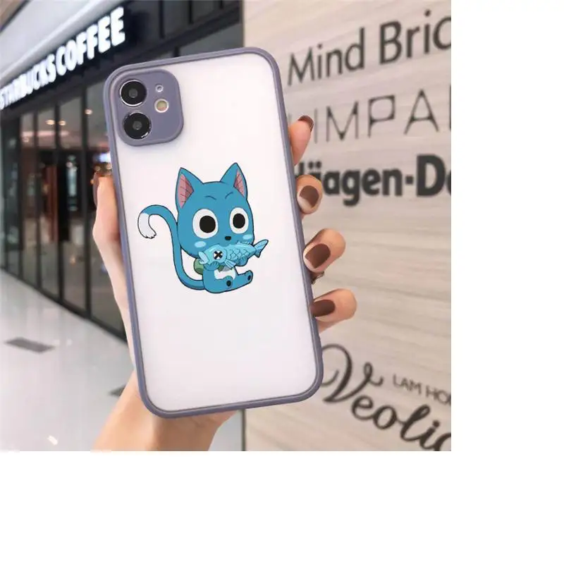 

Manga Fairy Tail Phone Case Matte transparent For Gray iPhone 12 Mini 11 Pro XR XS Max 7 8 Plus X Back Cover