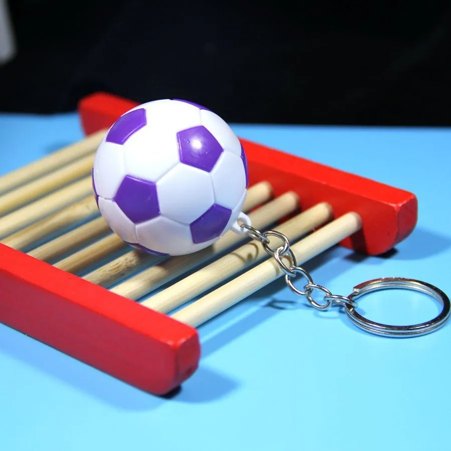 

6Pcs Sports Football Key Chains Souvenirs PU Leather volleyball Keyring for Men Soccer Fans Keychain Pendant Boyfriend Gifts