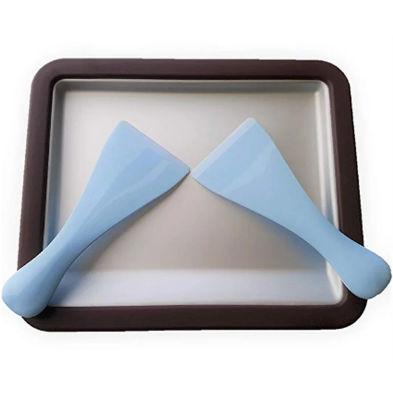 Машина для приготовления свернутого мороженого прямоугольная сковорода с 2