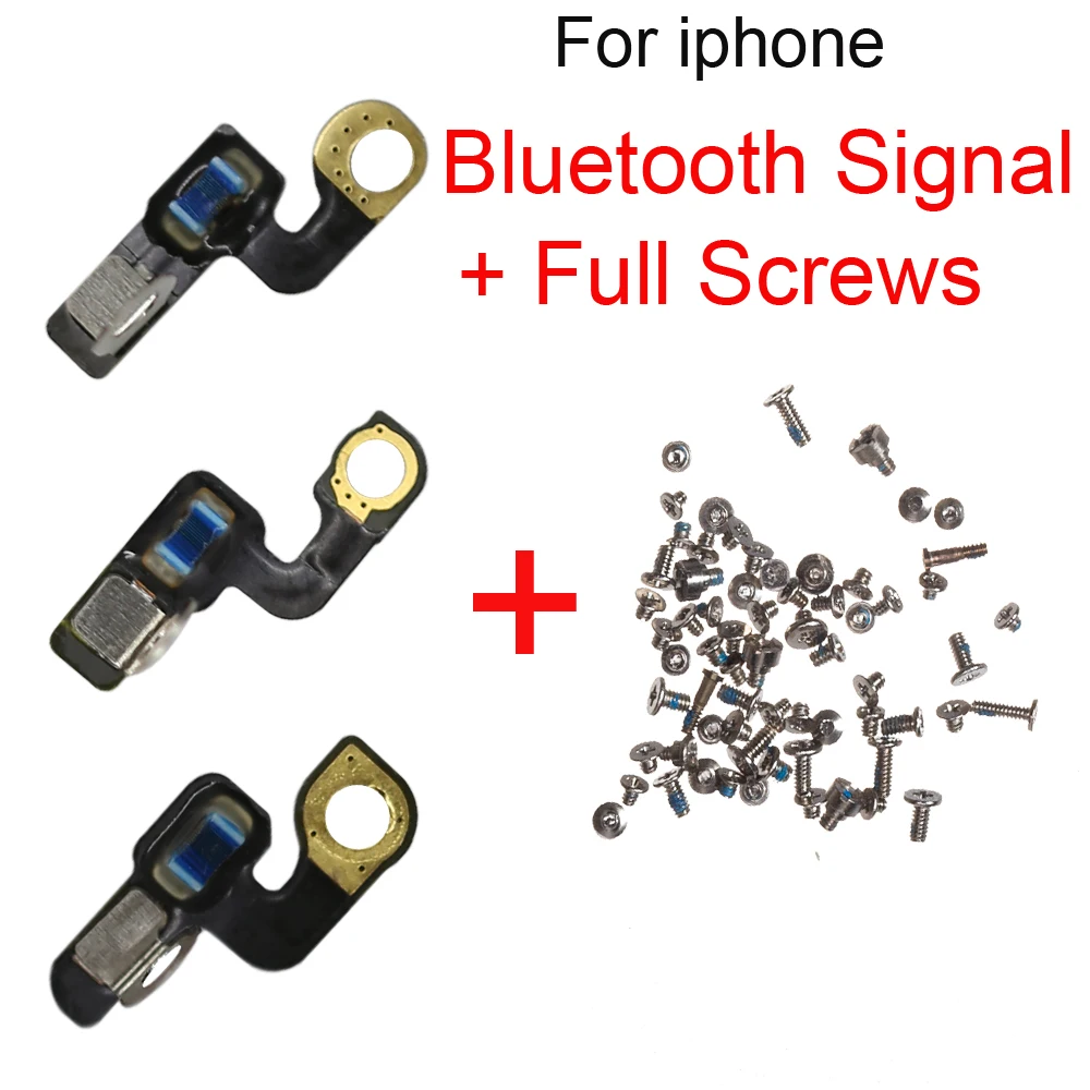 Шлейф с зажимом для камеры NFC Bluetooth + Полные Винты iPhone 7G 8G 6 7 Plus 8 6S X сигнальная