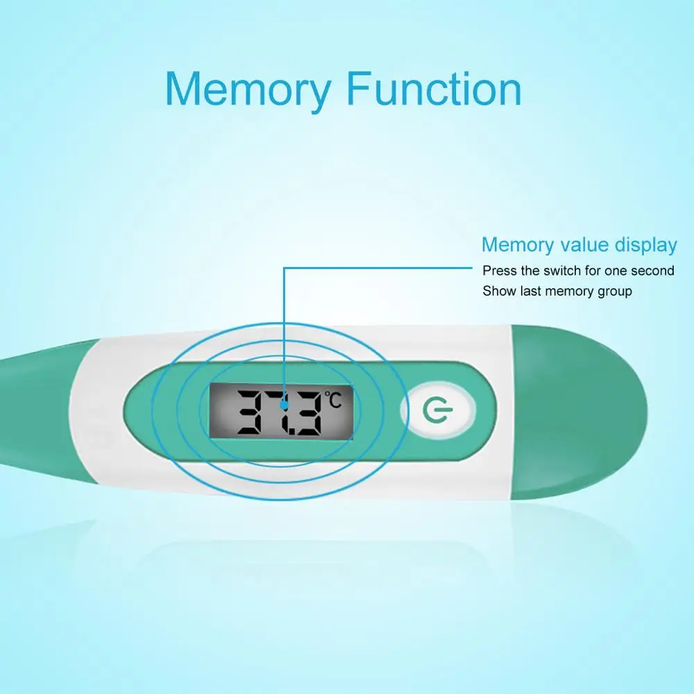 Цифровой Оральный ректальный мягкой головкой точность термометр для измерения