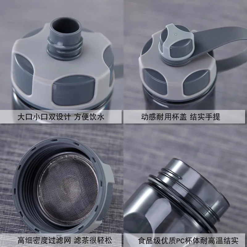 Герметичная пластиковая бутылка для воды 1000 мл л 2 | Дом и сад